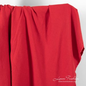 Halbleinen rot vorgewaschen