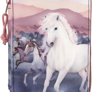 Miss Melody Night Horses Federtasche